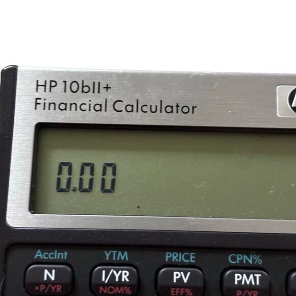 Hewlett Packard HP 10bll+ Financial Calculator-Works-New Batteries - Picture 3 of 7